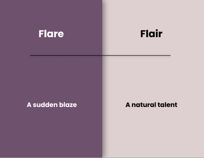 Flare vs Flair