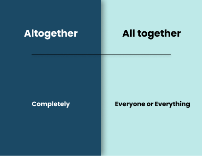 Altogether vs All together