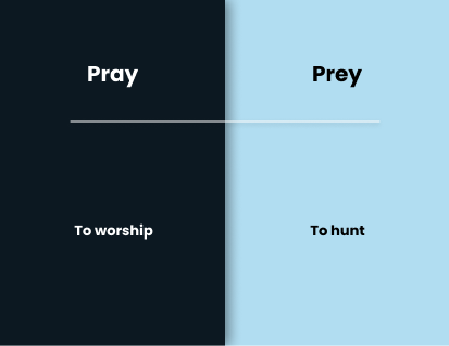 Pray vs Prey