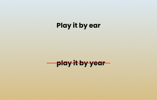 Play it by ear