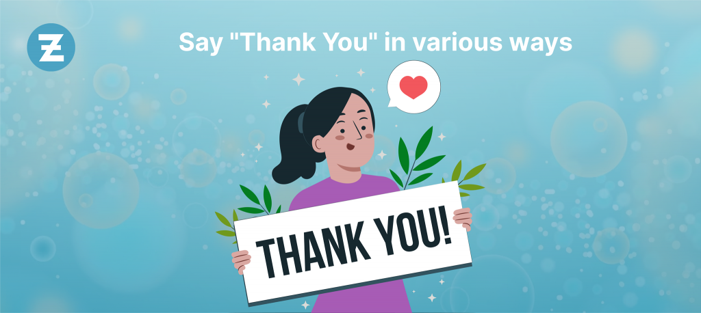 say Thank You in English in different ways
