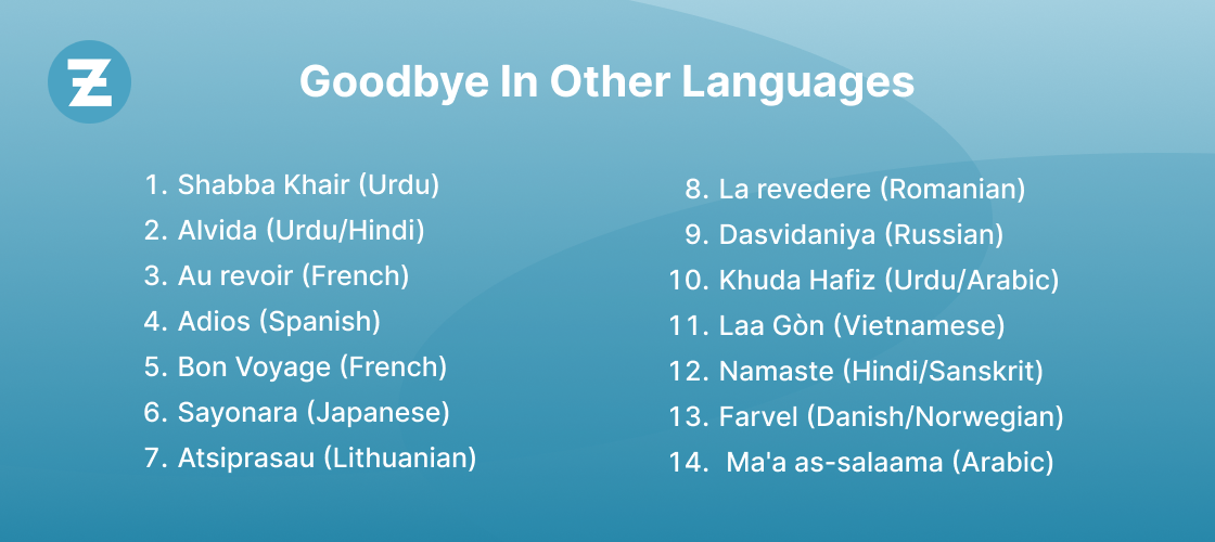 79 Smart and Cool Ways to Say Goodbye in English Zoundslike